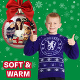 Chelsea FC Christmas Jumper Kids & Teenagers - Get Trend