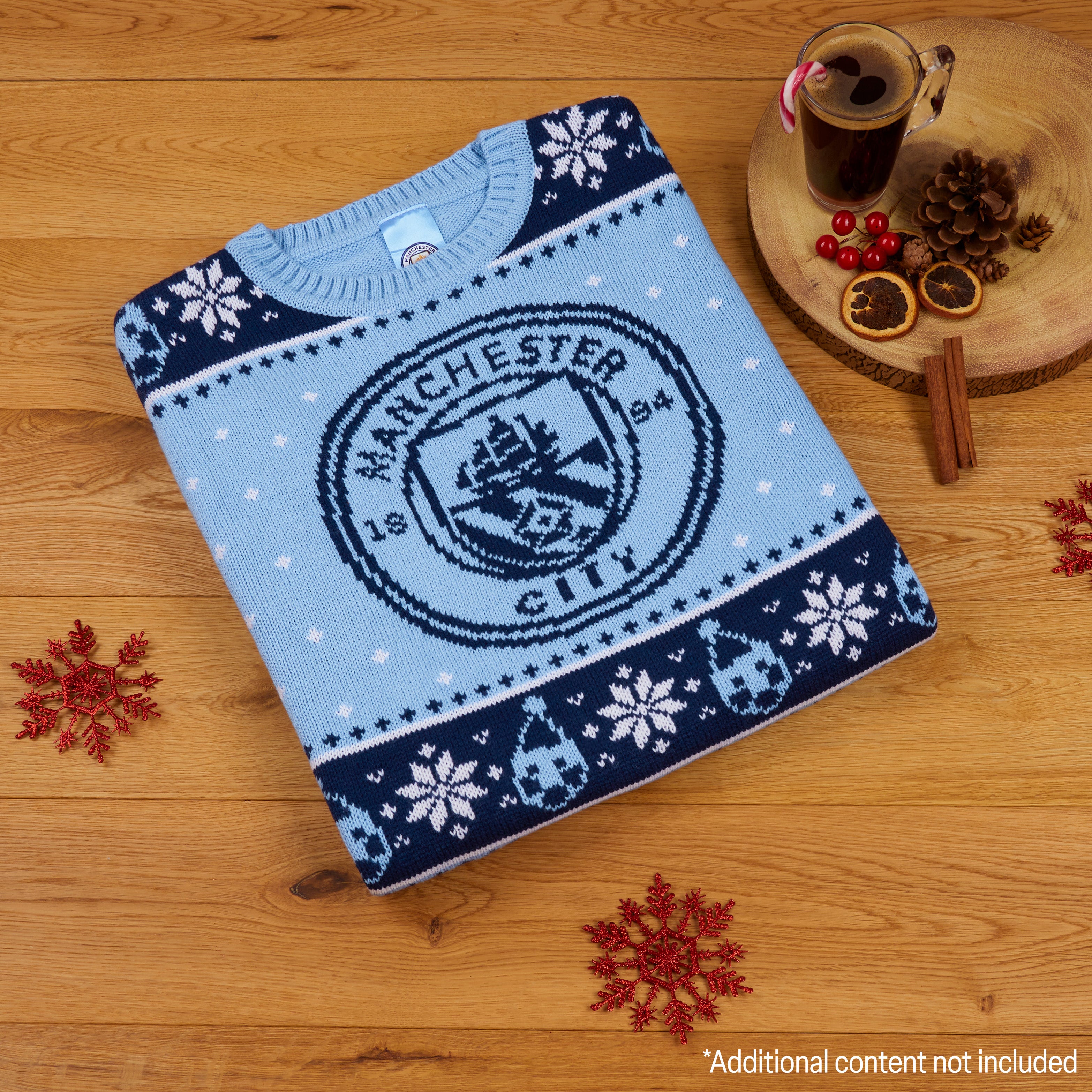 Manchester City FC Christmas Jumpers for Men & Teenagers - Get Trend