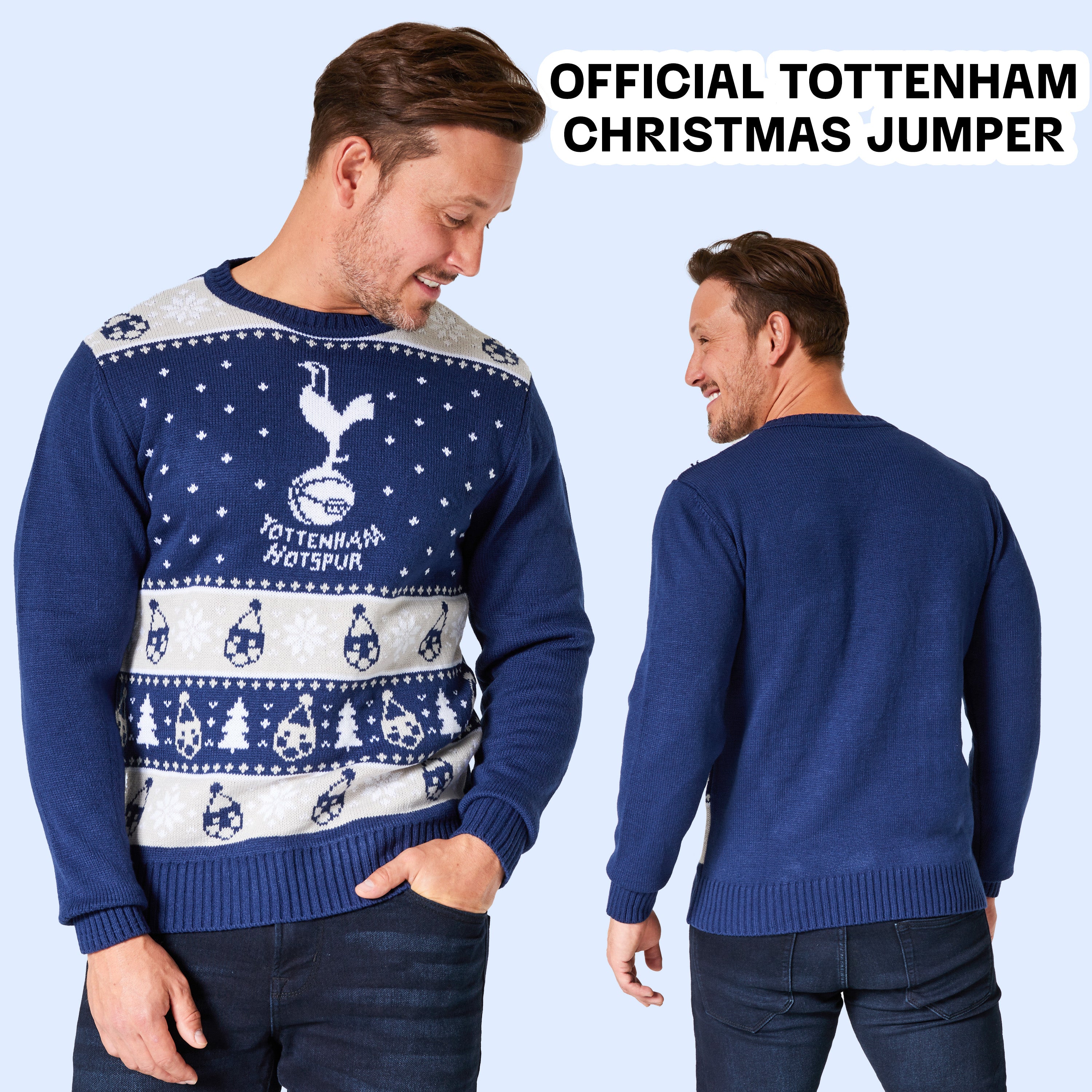 Tottenham Hotspur FC Christmas Jumpers for Men - Get Trend