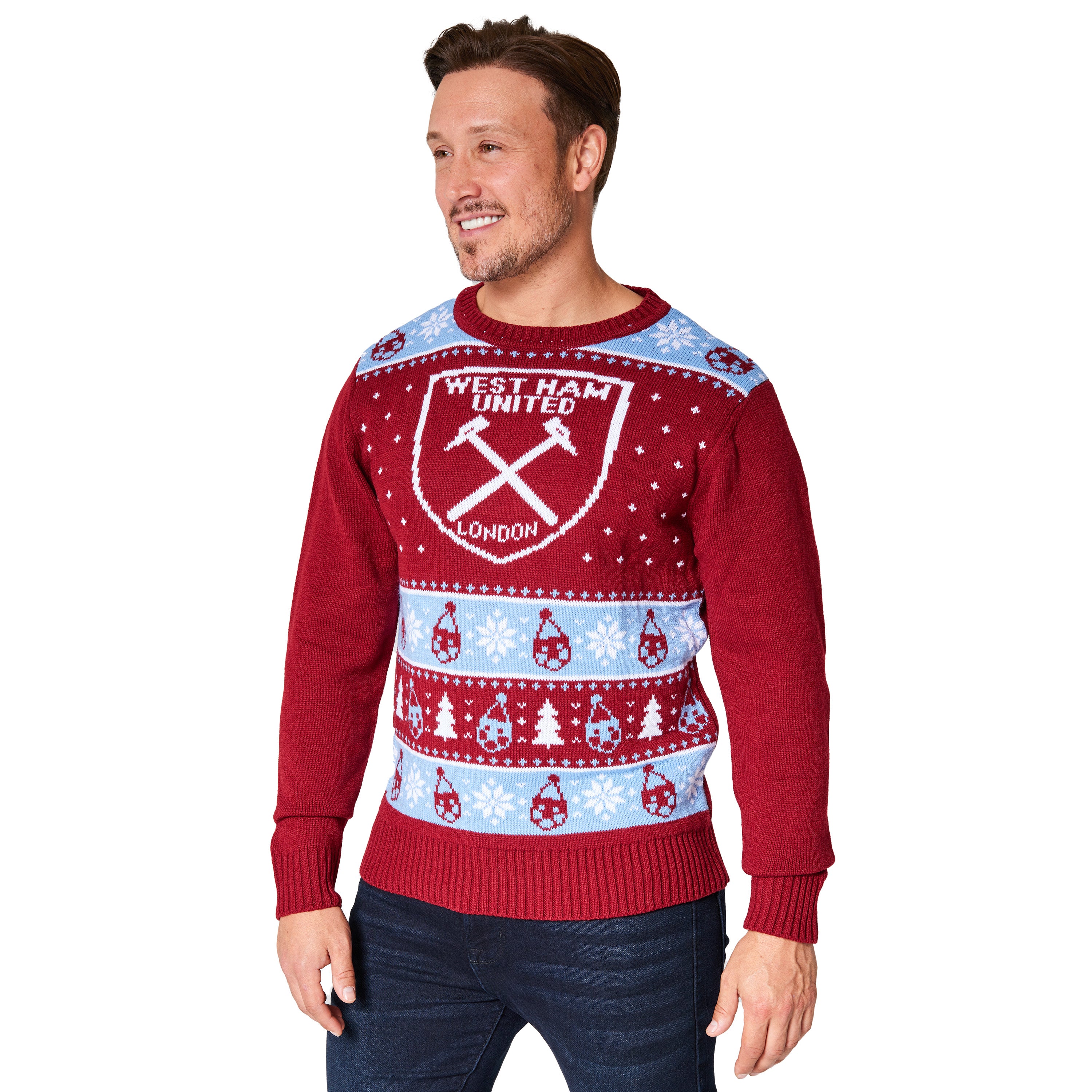 West Ham United FC Christmas Jumpers for Men - Get Trend