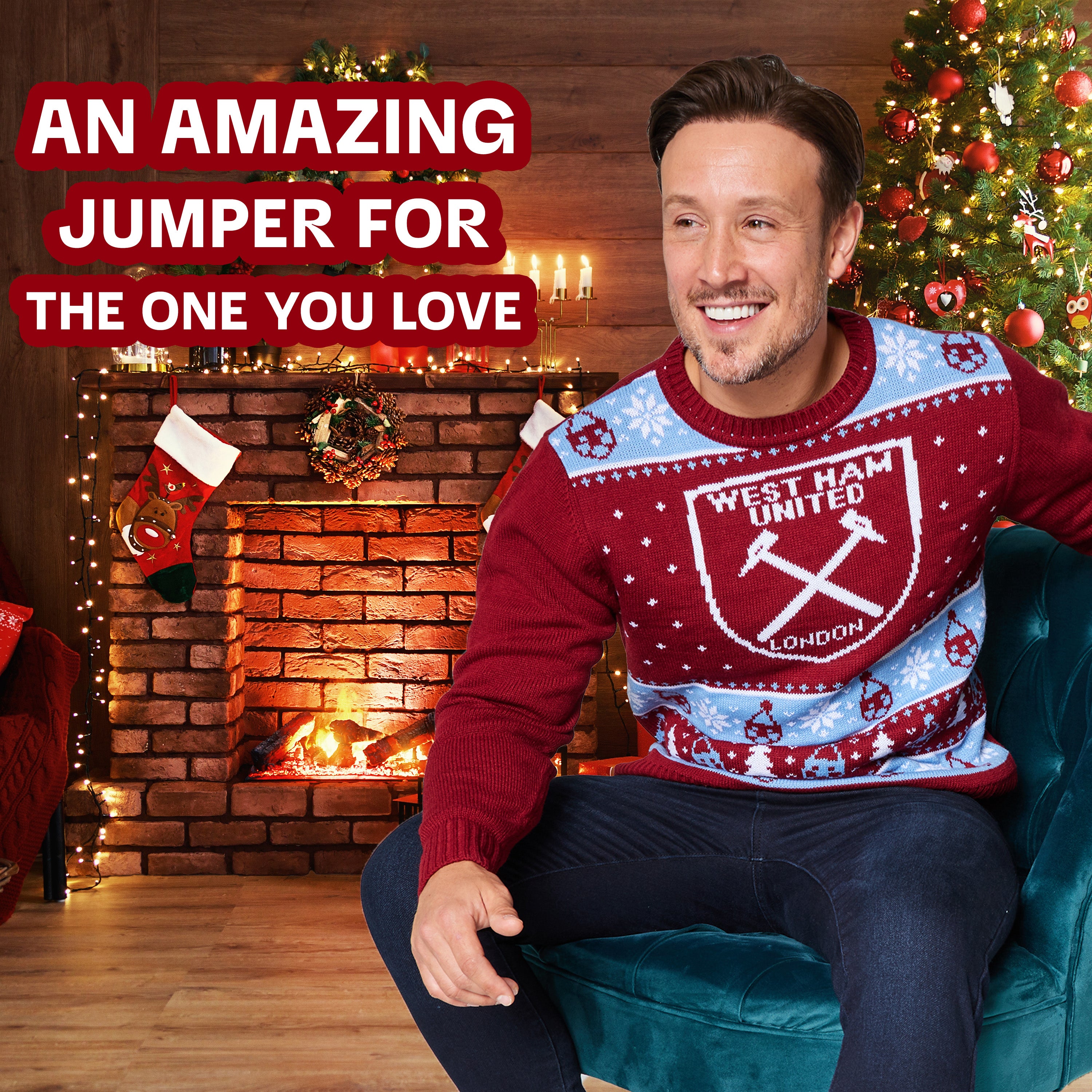 West Ham United FC Christmas Jumpers for Men - Get Trend