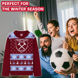 West Ham United FC Christmas Jumper for Kids & Teenagers - Get Trend