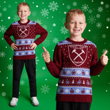 West Ham United FC Christmas Jumper for Kids & Teenagers - Get Trend