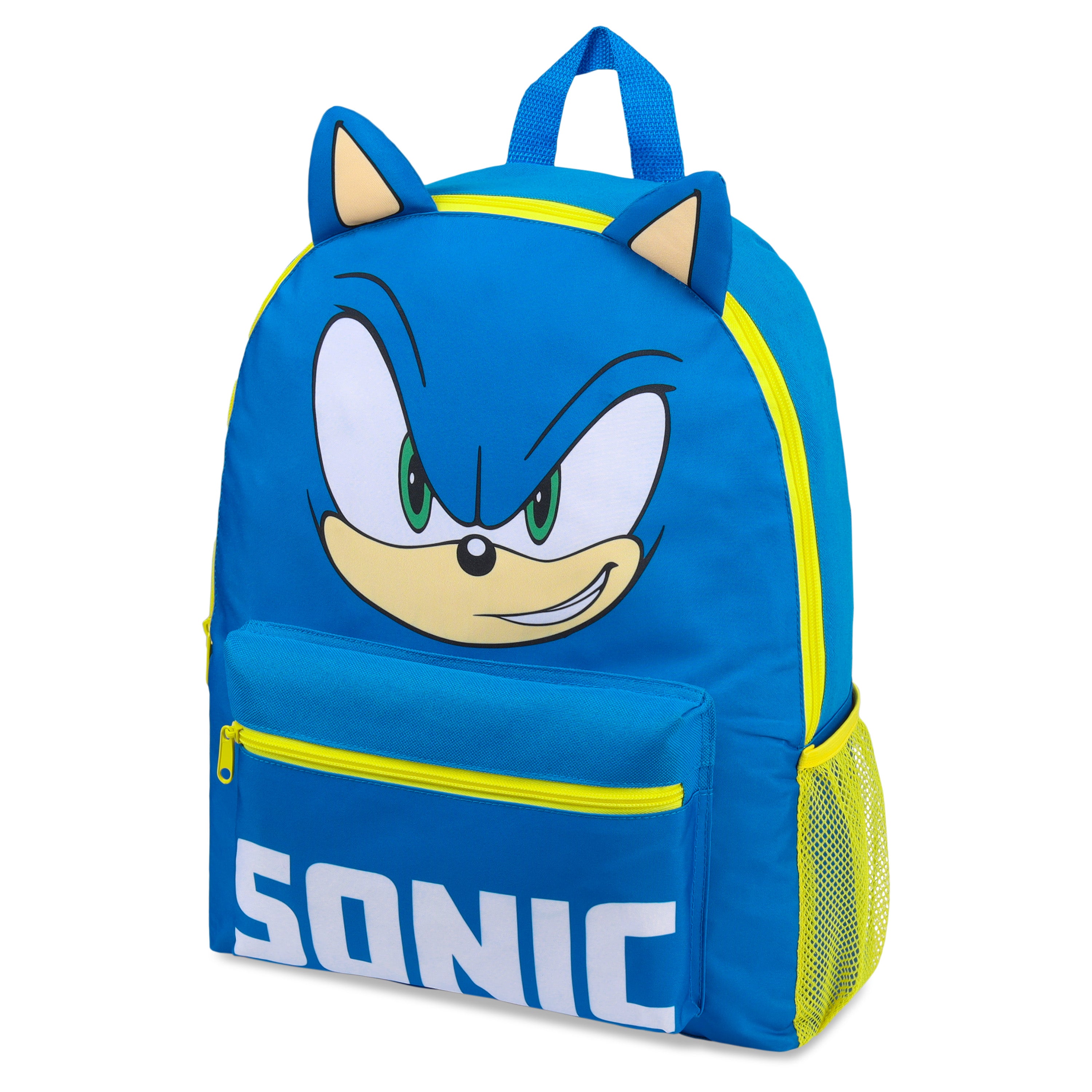 Sonic The Hedgehog School Bag Kids Backpack for Boys Blue, Kids Backpack - Get Trend