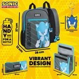 Sonic The Hedgehog Boys Backpack School Bag Sets 4 Piece Kids Bag Set - Get Trend