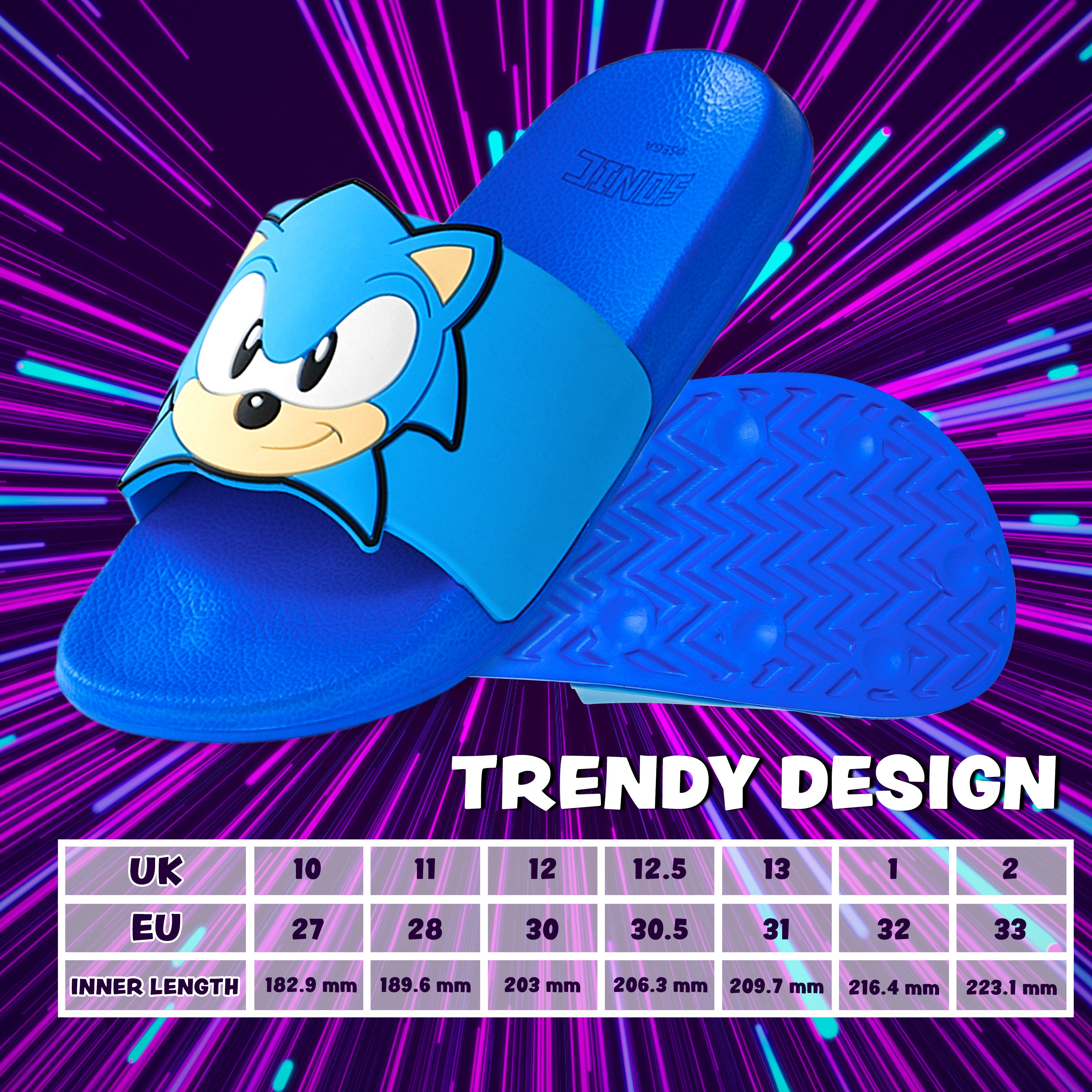 Sonic The Hedgehog Boys Sliders - Get Trend