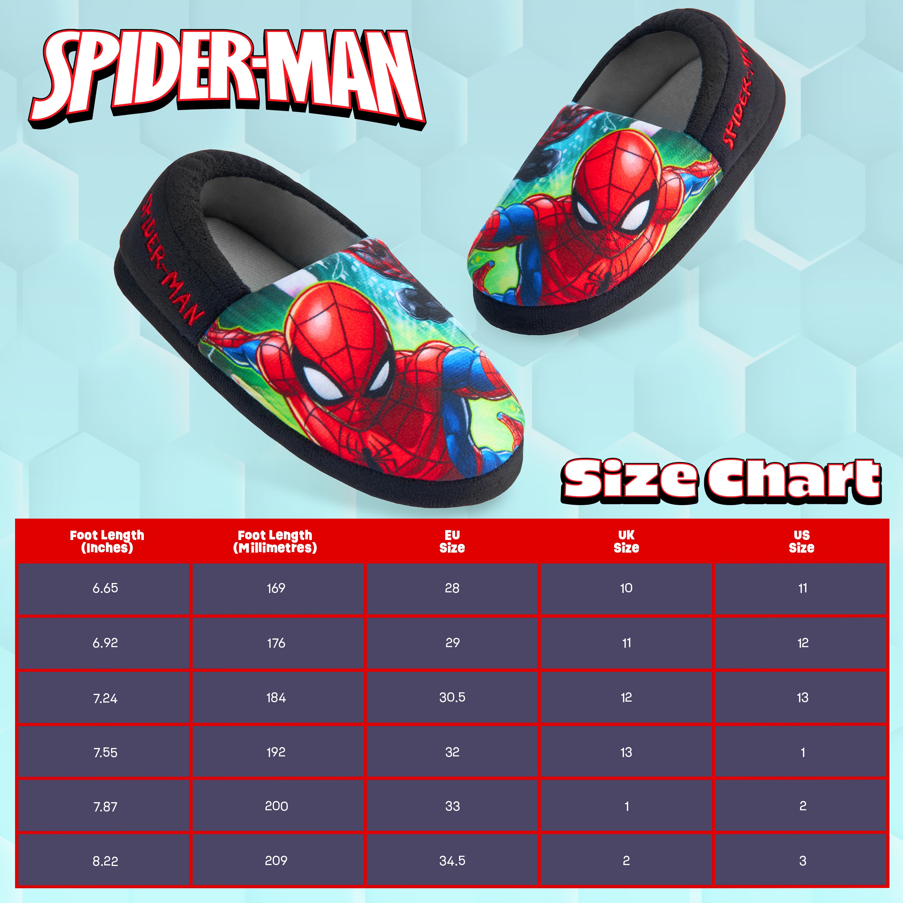 Marvel Spiderman Boys Slippers - Avengers Slippers for Boys - Get Trend