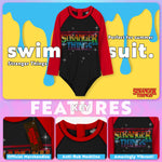 Stranger Things Girls Swimming Costume One Piece Swimsuit - Get Trend