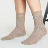 CityComfort Ladies Socks - Beige/Brown - Pack of 2 - Get Trend