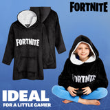 Fortnite Oversized Hoodie Blankets for Boys Fleece Extra Long Warm Wearable Hooded Poncho for Kids and Teens 14+, Gamers Gifts