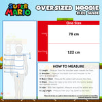 Super Mario Blue Hoodie For Boys, Fleece Oversized Hoodie Blanket for Kids - Get Trend