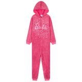 Barbie Girls & Teenagers Fleece Onesie with Hood, Cosy Loungewear -  Gifts for Girls