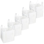 Deco Express Garden Waste Bags - Heavy Duty Bags - White 1T - 5 Pack - Get Trend