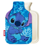 Disney Stitch Hot Water Bottle with Fleece Cover - Blue Stitch - Get Trend