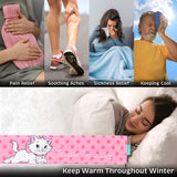 Disney Hot Water Bottle with Fleece Cover - Pink Marie - Get Trend