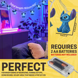 Disney Stitch LED String Lights 10 pcs, Fairy Lights Kids Teenagers Adults 150cm, Indoor Bedroom Dorm Decor Accessories