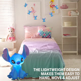 Disney Stitch LED String Lights 10 pcs, Fairy Lights Kids Teenagers Adults 150cm, Indoor Bedroom Dorm Decor Accessories