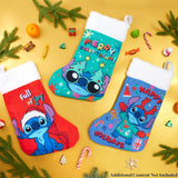 Disney Stitch Christmas Stockings for Kids Teens Adults Set of 3, Cute Festive Hanging Festive Decor Xmas Stockings