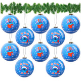 Disney Stitch Tree Baubles Christmas Decorations Pack of 10 Festive Hanging Ornament Balls Xmas Gifts