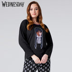 Wednesday Ladies Pyjamas Set - Black/Wednesday - Get Trend