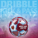 West Ham United F.C. Football Soccer Ball for Adults & Teenagers - Size 3 - Get Trend