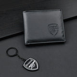 Arsenal F.C. Sports Fan Wallet Accessories Set with Card Slots & Coin Pocket.